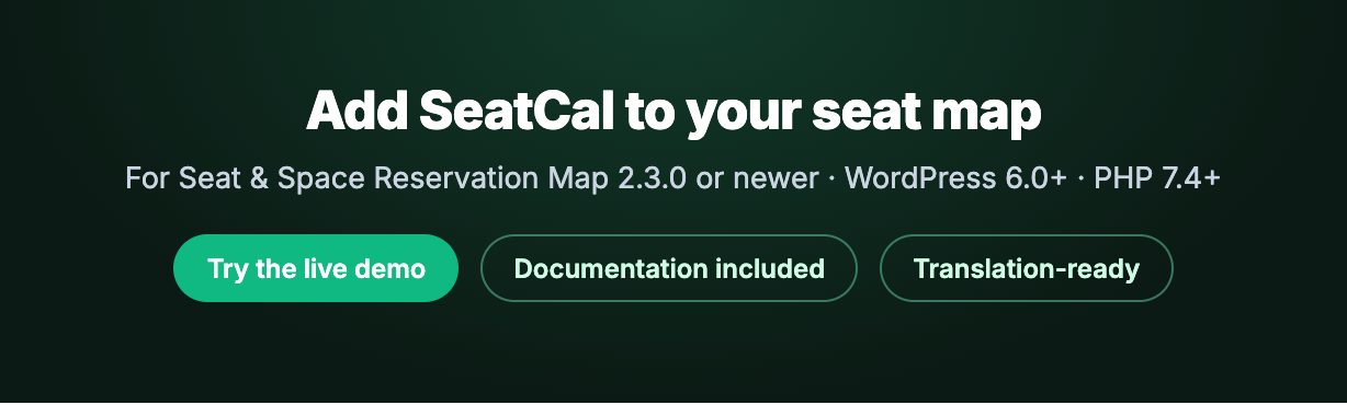 Add SeatCal to Seat & Space Reservation Map